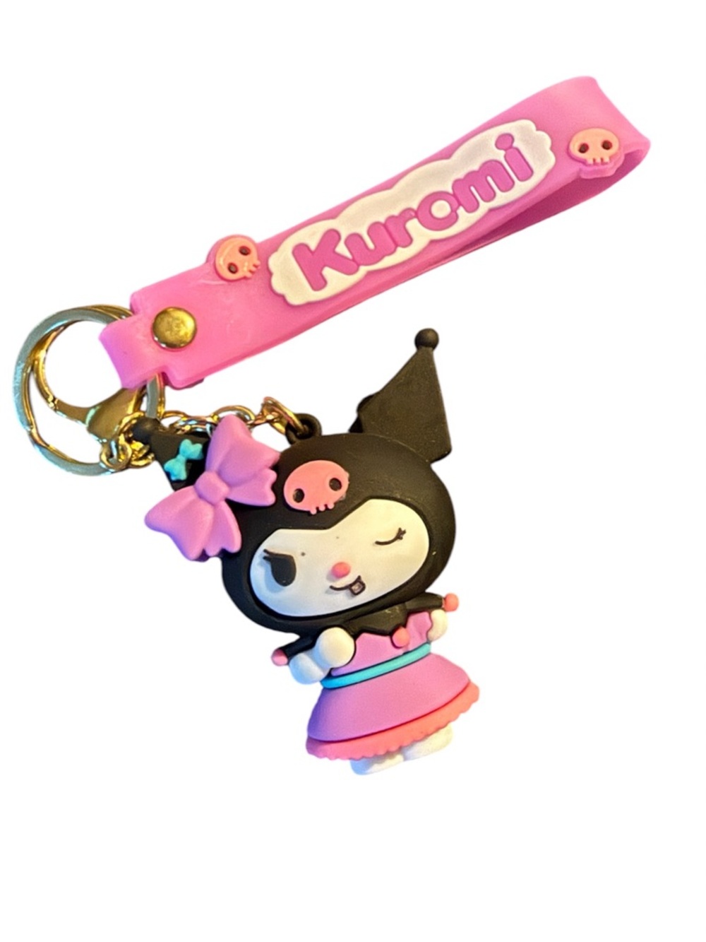 Kuromi Character Keychain - Cute Bag Charm